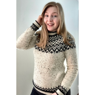 Nummi kaarrokeneule ohje, FIN