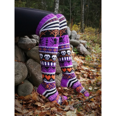 Kepposet, violettioranssi, koko 41-43, 35-39cm