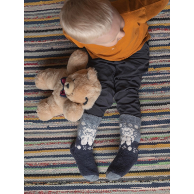 Villasukkia ja värssyjä Nalle ohje, FIN