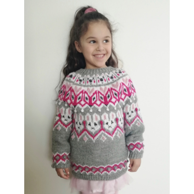 Friends Forever -kaarrokeneule ohje, FIN