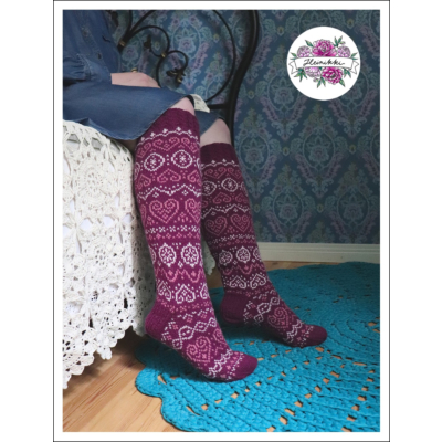 Mielikki-sukat ohje, FIN