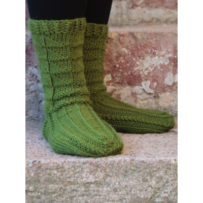 Alkuja-sukat ohje, FIN