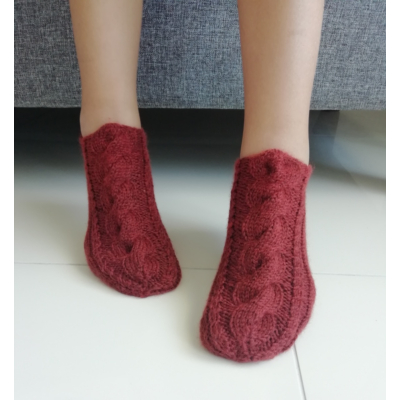 Kastanja-sukat ohje, FIN