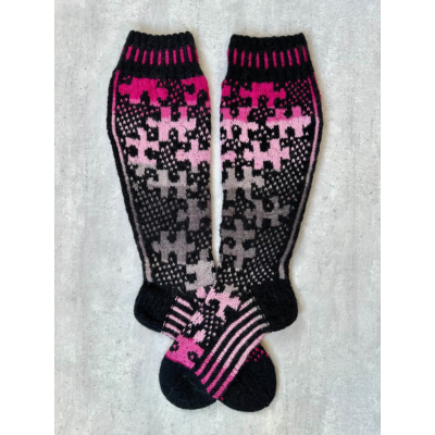 Palapeli, pinkki/harmaa, koko 38-40, pohje 35-39cm