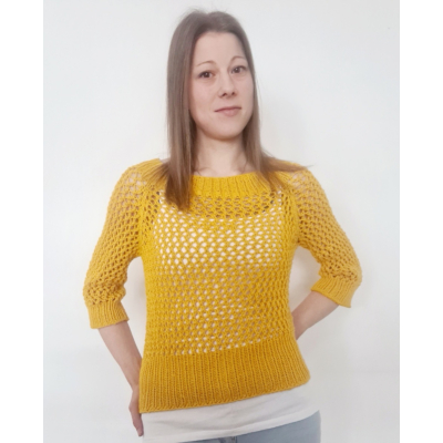 Ilta-aurinko neulepaita ohje, FIN