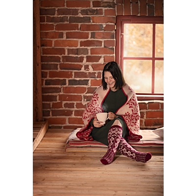 Villasukkia ja värssyjä Jääkukka ohje, FIN