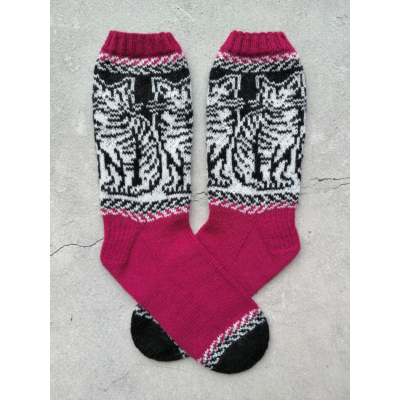 Viiksivallut, koko 38-40, kirsikanpunainen