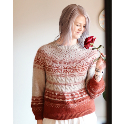 Kaneli-villapaita ohje, FIN