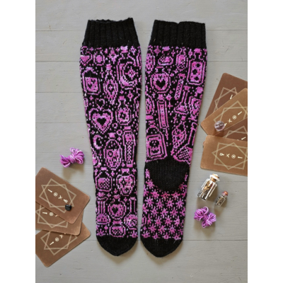 Puteli-sukat ohje, FIN