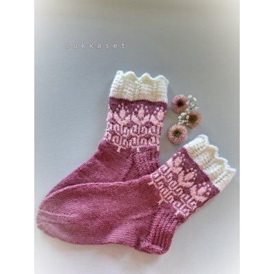 Sointu-sukat ohje, FIN