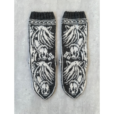 Liinaharjat (lyhyet), harmaa, koko 38-40