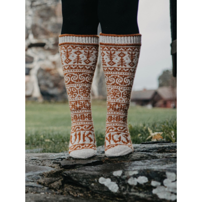 Harald (pitkät), beige/ruskea, koko 38-40, pohje 35-39cm