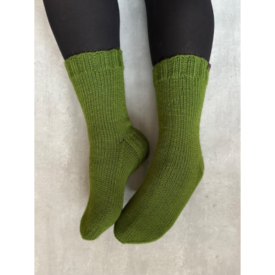 Hand Finnished perussukat - vihreä