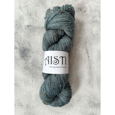 Aisti ohut tweed sukka, 100 g / 400 m, Sinihomejuusto