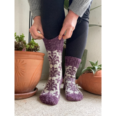 Bukett socks pattern, ENG/SWE