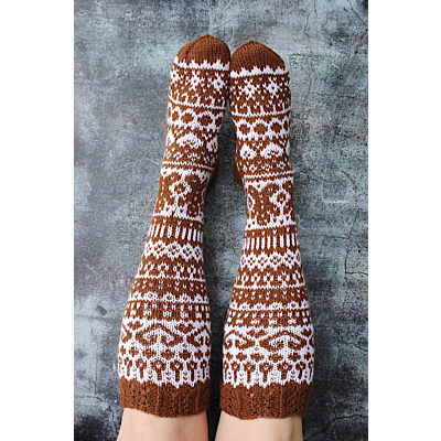 Joulukalenterisukat 2023 ohje, FIN