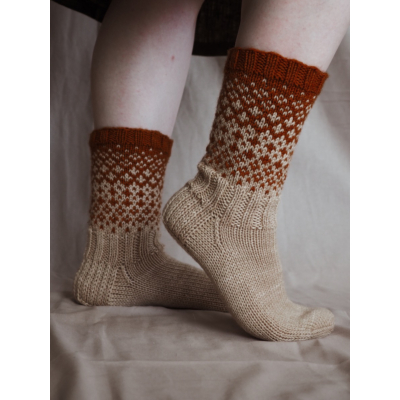 Kuura-sukat ohje, FIN