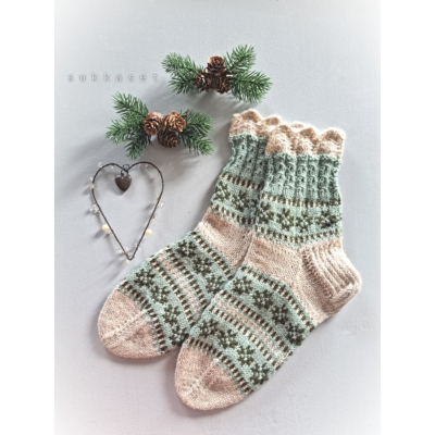 Hilja-villasukat ohje, FIN