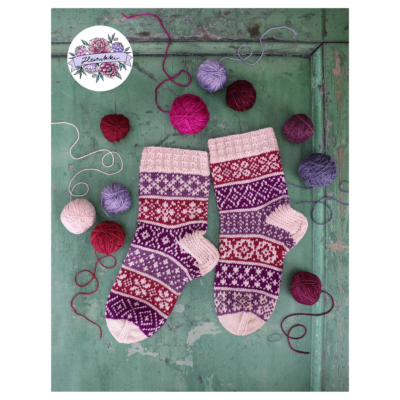 Sopusointu Socks pattern, ENG